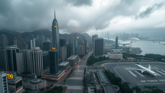 Typhoon Wipha Hong Kong
